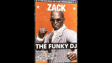 Dead or Alive 6 | Attacks Showcase | Command Training | The Funky DJ - Zack