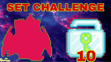 NEW PRO RED SET WITH 10 DIAMOND LOCKS SET CHALLENGE | GROWTOPIA SET #239