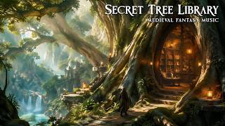 Secret Tree Library 🌿 | Relaxing Fantasy Ambience