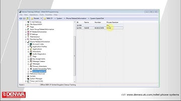 How to create a system speed dial on the Mitel 5000