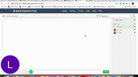BackChannel Chat Tutorial