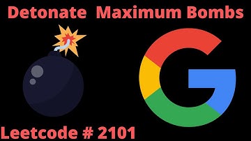 DETONATE THE MAXIMUM BOMBS | LEETCODE 2101 | PYTHON GRAPH SOLUTION