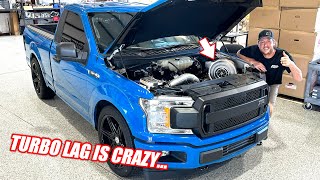 We Put a GIANT 88mm Turbo on Our F-150!!! But It Doesn’t Like It…