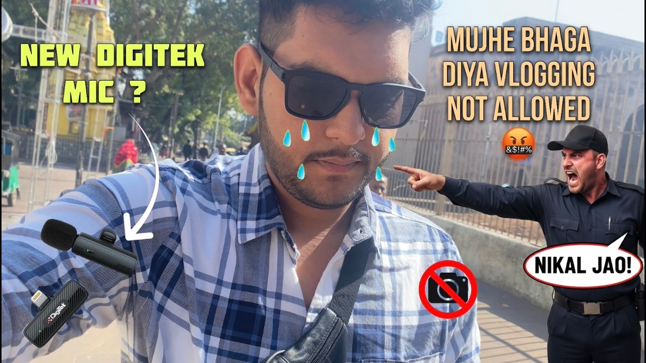 ahmedabad day 1| security ne nikal diya | digitek mic purchase kiya ? | bura laga aisa socha nai tha