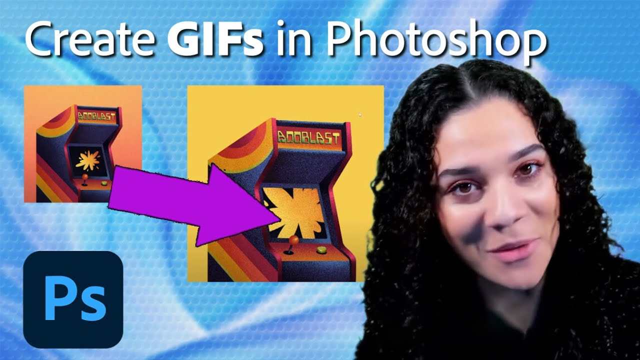 How to Make an Animated GIF in Photoshop for a Virtual Event in 10