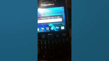 BLACKBERRY WRONG CODE