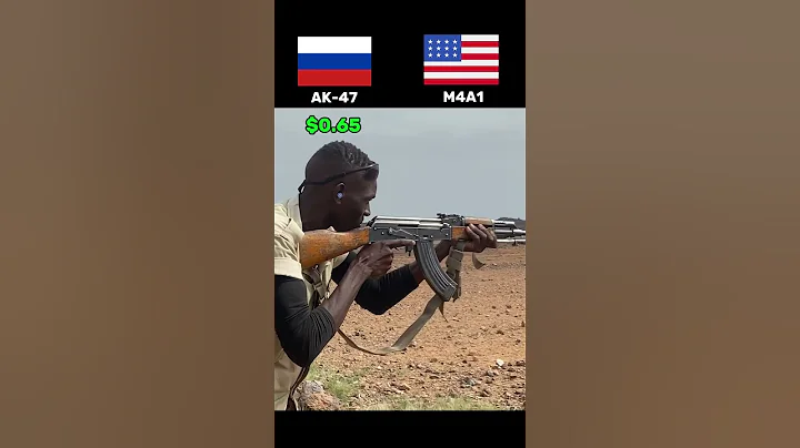 AK-47 vs M4A1: Cost Per Shot Comparison #militarytech #military #militaryeverything #weaponsshorts