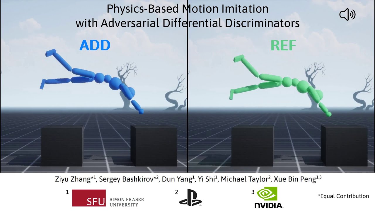 [SIGGRAPH Asia 2025] Physics-Based Motion Imitation with Adversarial Differential Discriminators