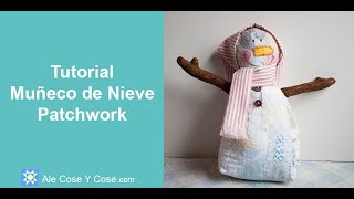 PATCHWORK Snowman Tutorial - Snowman Toy Tutorial