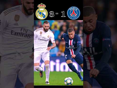 Real madrid (3×1) PSG ___Excitants highlight football -- #sports #footballer