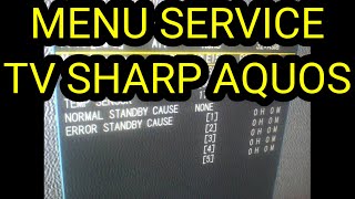 Cara Masuk Menu SERVICE MODE TV Sharp Aquos pengaturan reset