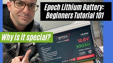 Epoch RV Lithium Battery tutorial . How to use App, heaters, bluetooth and more!