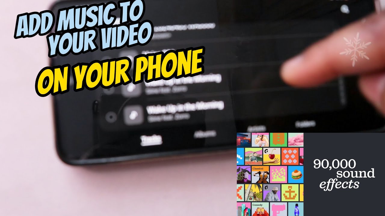 How To Put Music In a Video with Your Phone - YouTube