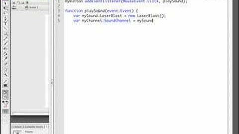 Playing Sounds in ActionScript 3.0