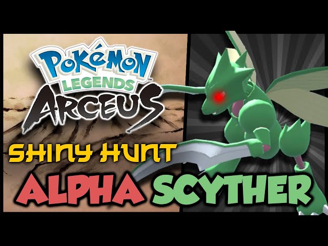 Shiny Scyther alpha best Stats // Pokemon Legends: Arceus -  Sweden