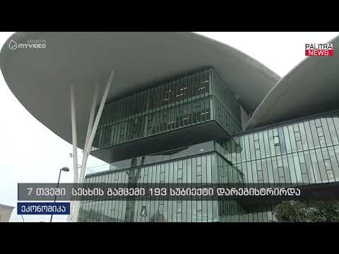 7 თვეში სესხის გამცემი 193 სუბიექტი დარეგისტრირდა