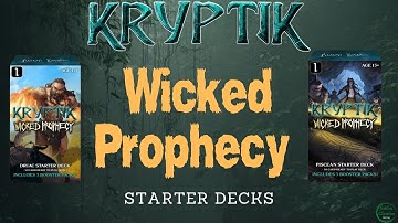 Kryptik TCG Wicked Prophecy Starter Decks