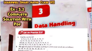 Learnwell smart Maths Class 7 Unit 3 Ex 3.2 Solutions | Class 7 learnwell maths Ex 3.2 Solution Pdf