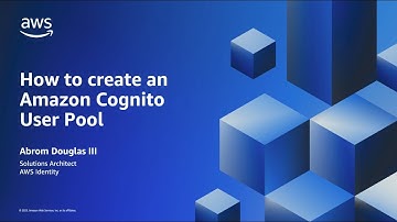 How to create an Amazon Cognito user pool | Amazon Web Services