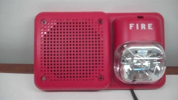 System Sensor SP2R1224MC Fire Alarm Test