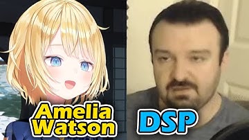 Cute Anime Girl vs Disgruntled Old Man (Amelia Watson vs DSP)