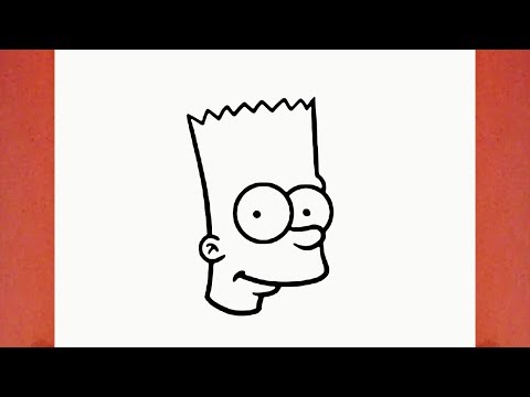 HOW TO DRAW BART SIMPSON FROM THE SIMPSONS