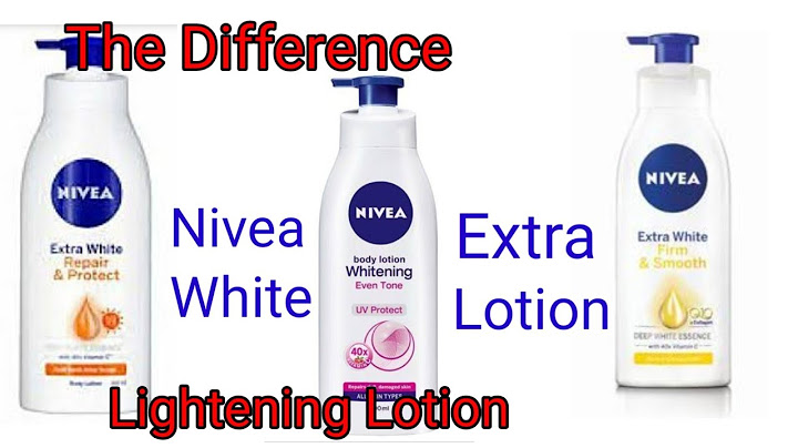 Is Nivea Extra Whitening lotion Effective?