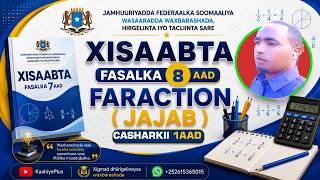 Fraction (Jajab) Casharkii 1aad. #xisaab #waxbarasho #education #maths