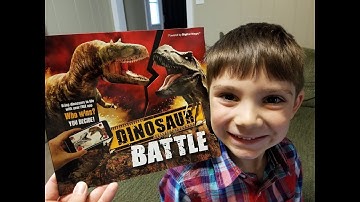 Dino Battle AR book toy review!