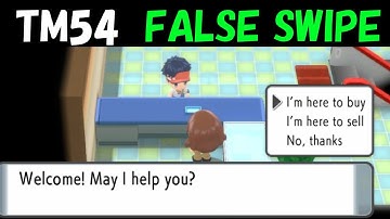 HOW TO GET TM54 False Swipe in Pokemon Brilliant Diamond and Shining Pearl