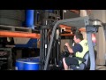 Forklift Training - How to put a pallet away - Part 6/6