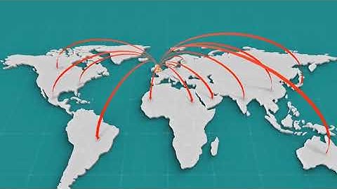 World Map Line Kit-After Effects Template Videohive