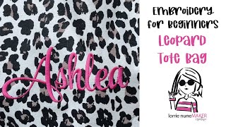 Embroidery for Beginners - Canvas Tote Bag