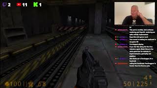 🚨 Noob Plays Half-Life 1 for the first time and hangs out with the nerds 🤓🕹️🚨