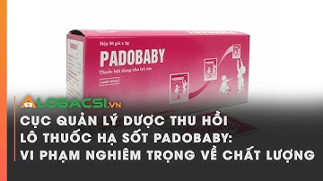 Bộ Y tế thu hồi toàn quốc lô thuốc hạ sốt, giảm đau | Video AloBacsi