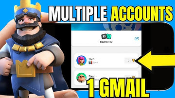 How to Make Multiple Supercell Accounts with 1 Gmail Account in Clash Royale (2025 NEW)