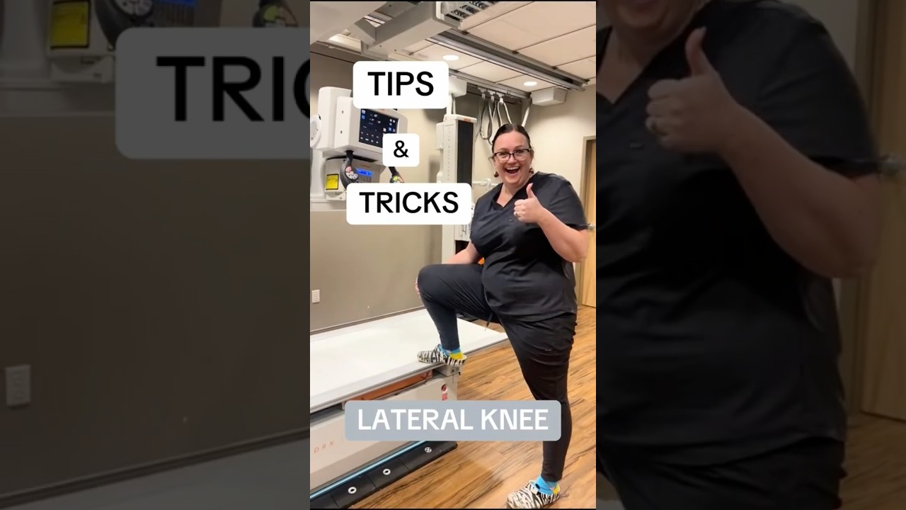 TIPS & TRICKS: LATERAL KNEE #radiology #xraystudent #xraytech #radiologictechnologist #carrieinxray