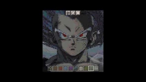 Beast Gohan #pixelart #dragonball fans #minecraft #subscribe #shorts