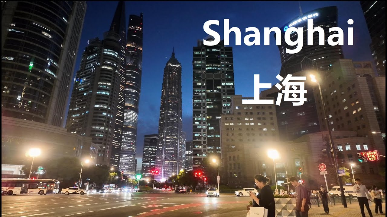 Shanghai, चीन | Riverside Observation | रात की शहर यात्रा 4K