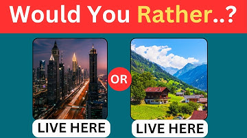 Would You Rather...? HARDEST choice ever!  Brain Game