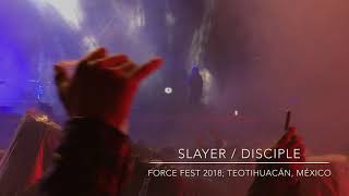 Slayer, Disciple At Live At Force Fest Mexico 2018