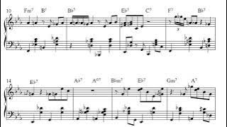 benny green   blue drew solo transcription Eb Blues