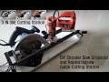 Amazing 3 IN 1 DIY Circular Saw  Crosscut and Router/Jigsaw  Guide Cutting Station
