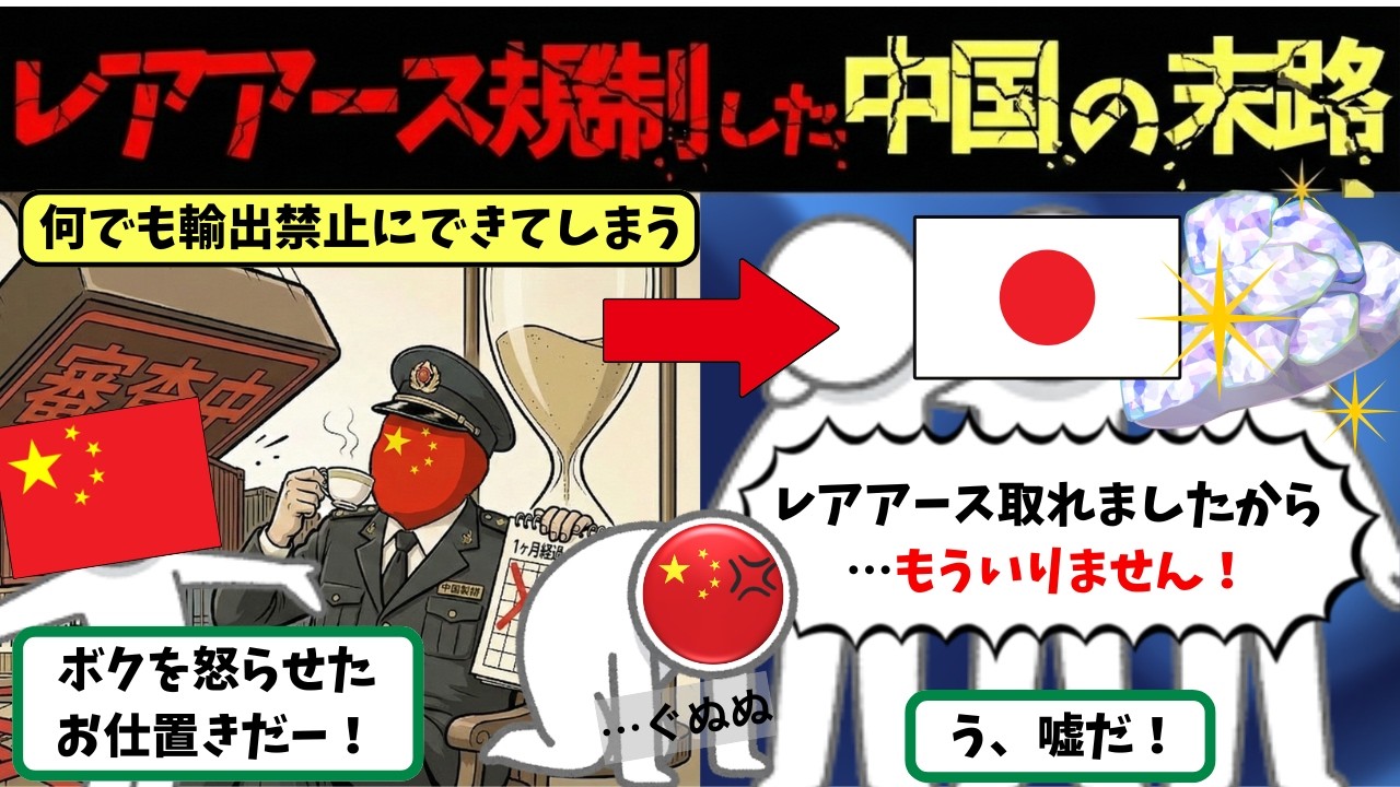 中国がレアアースを武器に世界を支配⁈🔥ついに日本の反撃…南鳥島沖の深海6000メートルに眠る膨大なレアアース泥