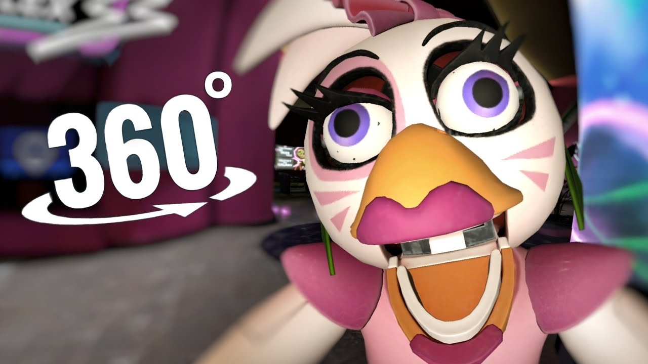 360 VR What if Chica is chasing Gregory in FNAF Security Breach?