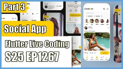 [Flutter] Flutter Live Coding EP1267 (Social App Part 3)