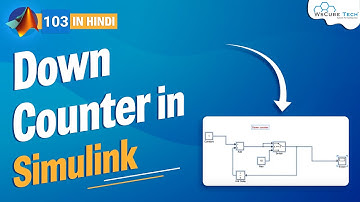 How to Design a Down Counter in Simulink/Matlab [Hindi]