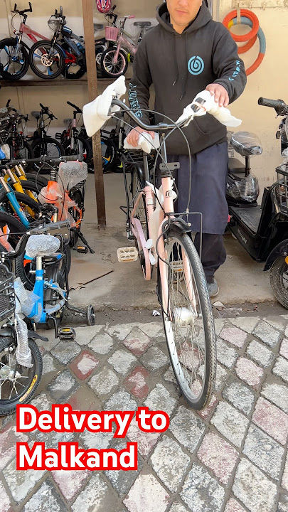 Delivery to malkand Japan cycle #hijab #love #live #automobile #reverbedition #bikeriding #repuls #