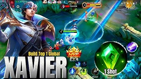 MANIAC!! XAVIER 1 SHOT BUILD! 200% DAMAGE HACK? 😱 (MUST TRY) | XAVIER BUILD 2025 | MLBB