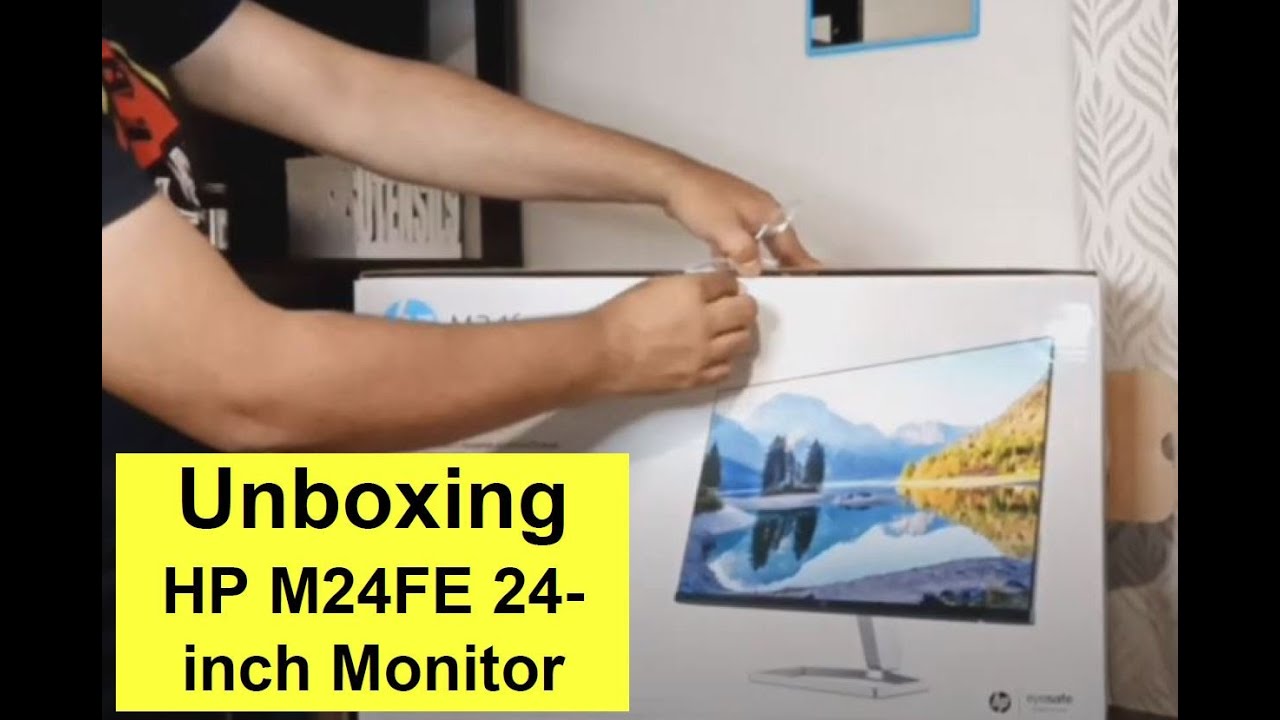 Unboxing and Review HP M24FE 24inch Monitor from Target and Amazon